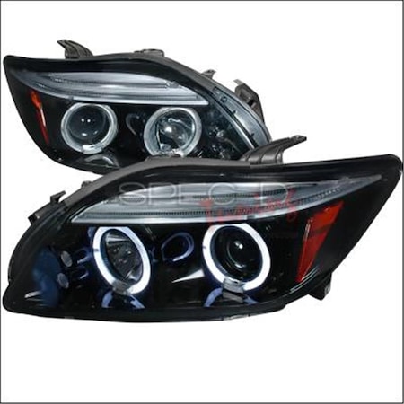 Overtime 2005-2010 Scion TC Dual Halo Projector Headlight - Smoke OV3300487